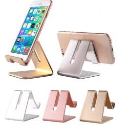 SOPORTE DE CELULAR MESA ESCRITORIO EN ALUMINIO UNIVERSAL PARA CUALQUIER MODELO