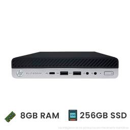 PC HP ELITEDESK 800G3 MINI + CORE i7 + 8GB RAM + 256GB SSD + WINDOWS 10 PRO