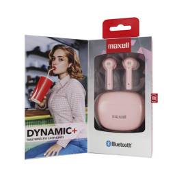 AURICULARES INALAMBRICOS MAXELL DYNAMIC+ ESTEREO ULTRA BASS TWS ROSADO