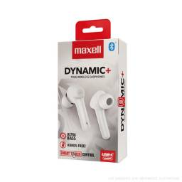 AURICULARES INALAMBRICOS MAXELL DYNAMIC+ ESTEREO ULTRA BASS TWS BLANCOS