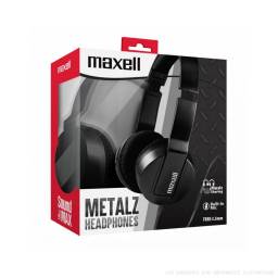 AURICULARES CABLEADOS MAXELL METALZ ESTEREO OVER-EAR NEGROS