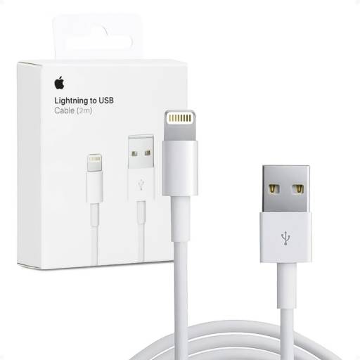 CABLE IPHONE ORIGINAL NUEVO EN CAJA SELLADA 2 METROS LIGHTING