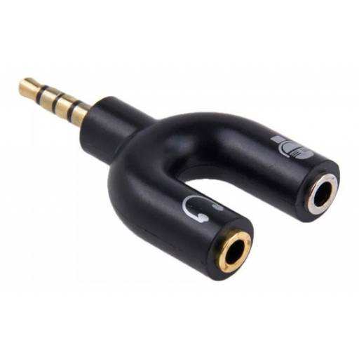 ADAPTADOR AURICULAR COMBO MINIJACK HHM