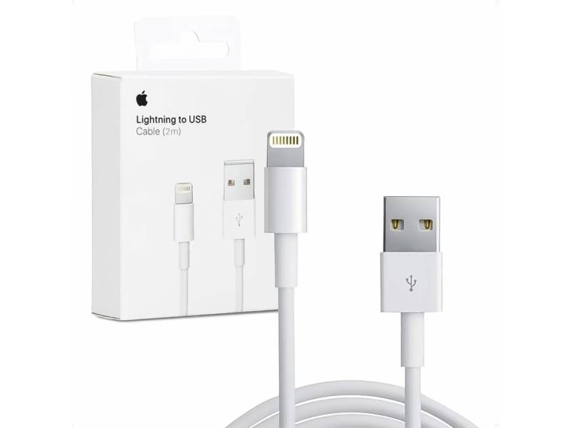 CABLE IPHONE ORIGINAL NUEVO EN CAJA SELLADA 2 METROS LIGHTING