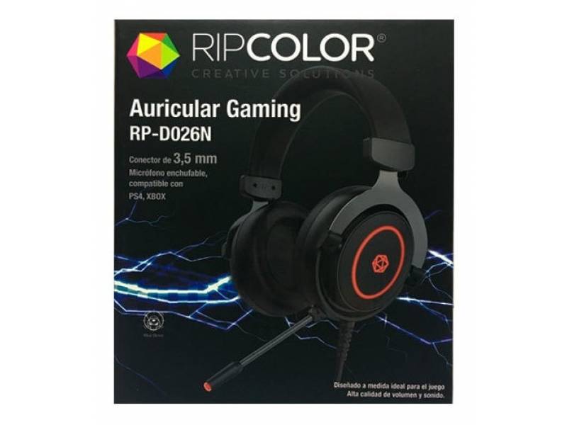 AURICULARES ESTEREO PC XBOX PS4 VINCHA RIPCOLOR RP-D026N